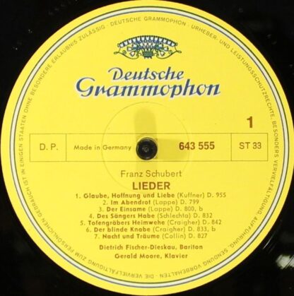 Deutsche Grammophon 2720 006 - Lieder Volume 1 - Image 9