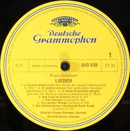 Deutsche Grammophon 2720 006 - Lieder Volume 1 - Image 11