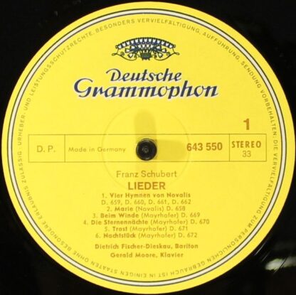 Deutsche Grammophon 2720 006 - Lieder Volume 1 - Image 21