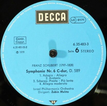 DECCA 6.35483 - Die Symphonien - Rosamunde - Image 10