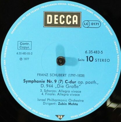 DECCA 6.35483 - Die Symphonien - Rosamunde - Image 14