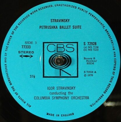CBS 77333 - In Memoriam Igor Stravinsky 1882-1971 - Image 8