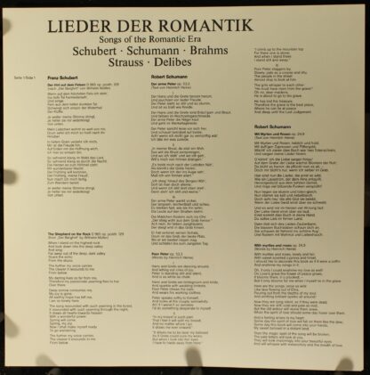 Saphir INT 130.808 - Lieder Der Romantik = Songs Of The Romantic - Image 4