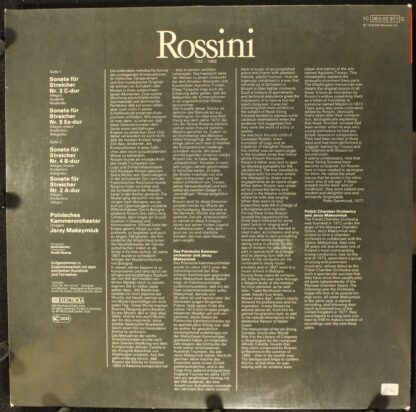 His Master's Voice 1C 063-02 971 Q - Rossini Streichersonaten Nr - Image 2