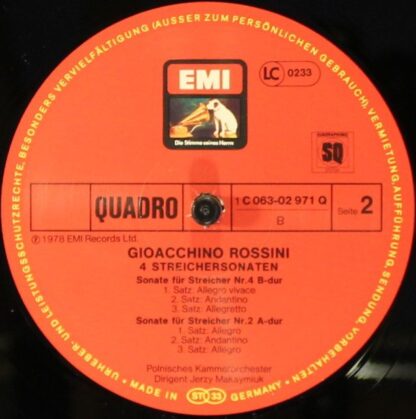 His Master's Voice 1C 063-02 971 Q - Rossini Streichersonaten Nr - Image 4