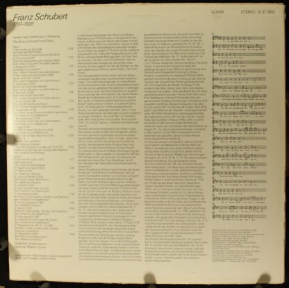 ETERNA Edition 8 27 903 - Lieder Nach Matthisson, Stolberg, Clau - Image 2