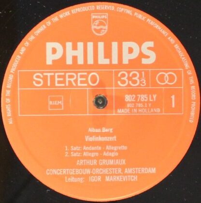 Philips 802 785 LY - Violin Concertos - Image 3