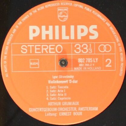 Philips 802 785 LY - Violin Concertos - Image 4
