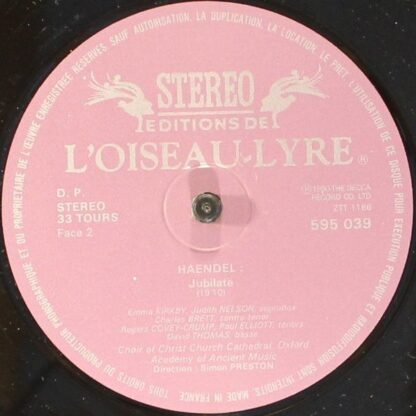 L'Oiseau-Lyre 595 039 - Utrecht Te Deum / Jubilate - Image 4