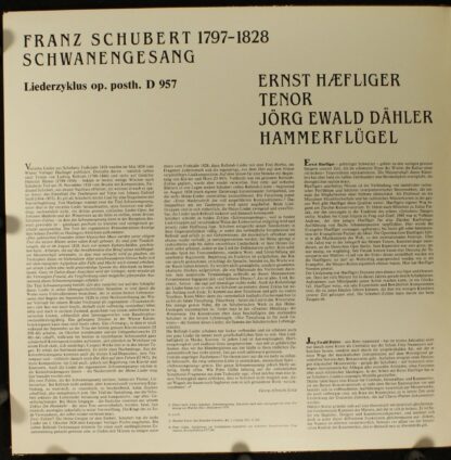 Claves D 8506 - Schwanengesang - Image 3