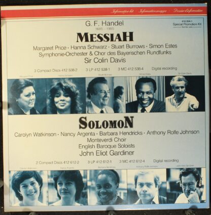 Philips 416 254-1 - Messiah Solomon 1685-1985 - Image 2