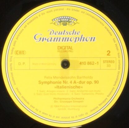 Deutsche Grammophon 410 862-1 - Symphonie No.8 "Unvollendete" / - Image 6