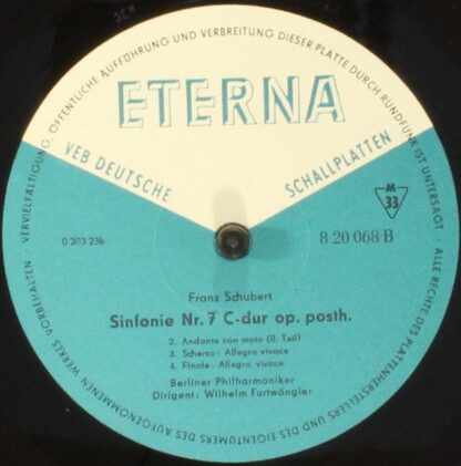 Eterna 8 20 068 - Sinfonie Nr. 7 C-Dur, Op. Posth. - Image 3