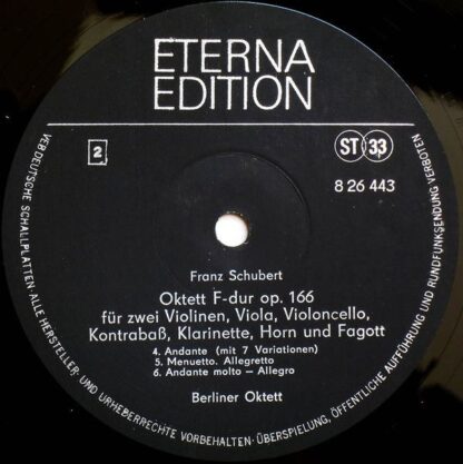 Eterna 8 26 443 - Oktett F-dur Op. 166 - Image 8