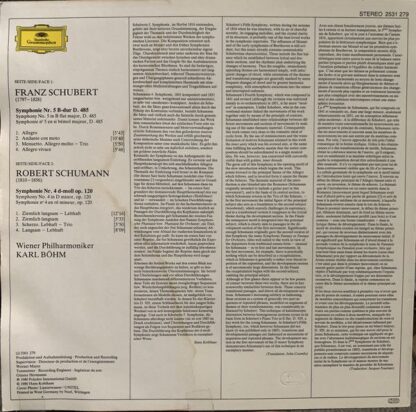 Deutsche Grammophon 2531 279 - Symphonie No.5 · Symphonie No.4 - Image 5