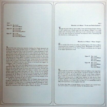 RCA Red Seal LSC-6177-B - Chopin Mazurkas - Image 12