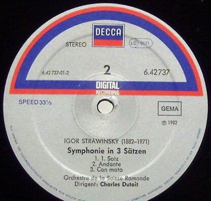 DECCA SXDL 7543 - Symphony In C - Symphony In Three Movements - Image 5