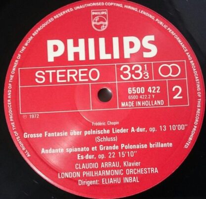 Philips 6747 448 - Sämtliche Werke Für Klavier Und Orchester - Image 6