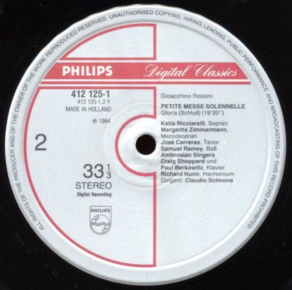 Philips 412 124-1 - Petite Messe Solennelle - Image 6