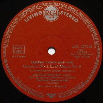 RCA Victor Red Seal LSC-2575 - Concerto No. 1 - Image 3