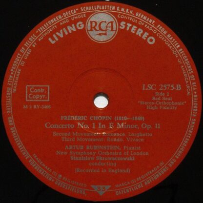 RCA Victor Red Seal LSC-2575 - Concerto No. 1 - Image 4