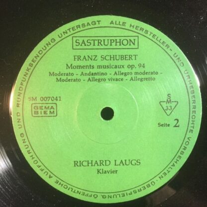 Sastruphon SM 007041 - Impromptus - Moments Musicaux - Image 4
