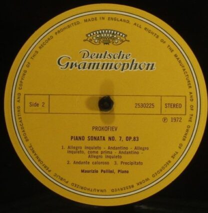 Deutsche Grammophon 2530 225 - Petrouchka / Sonata No. 7 Op. 83 - Image 4