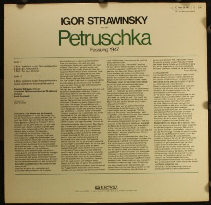 EMI 1C 065-28347Q - Petruschka Fasssung 1947 - Image 3