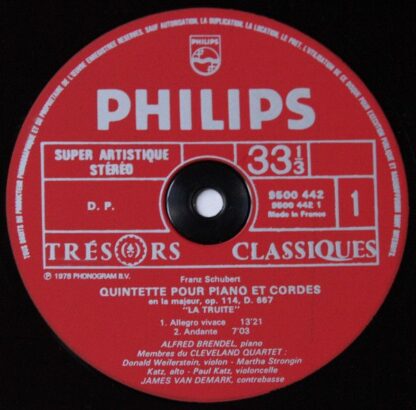 Philips 9500 442 - Quintette "La Truite" - Image 5