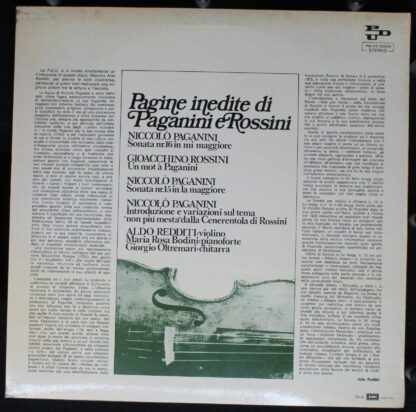 PDU Pld AC 60099 - Pagine Inedite di Paganini E Rossini - Image 2