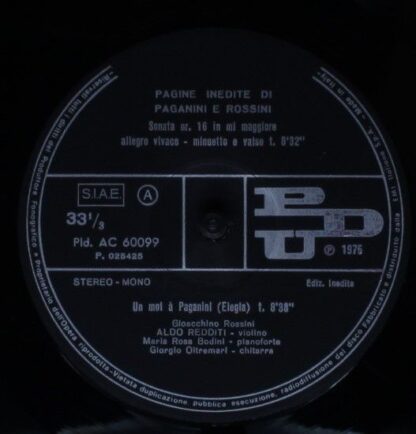 PDU Pld AC 60099 - Pagine Inedite di Paganini E Rossini - Image 3