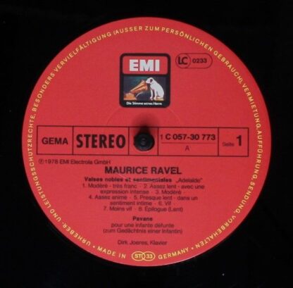 EMI 1C 057-30773 - Ravel: Valse Nobles Et Sentimentales - Pavane - Image 3