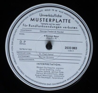 Archiv Produktion 2533 063 - German Arias - Image 5
