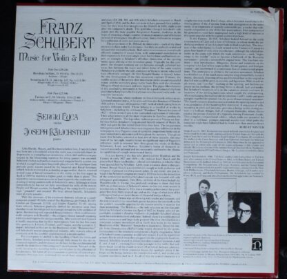 Nonesuch Records H-71370 - Music For Violin & Piano - Image 2