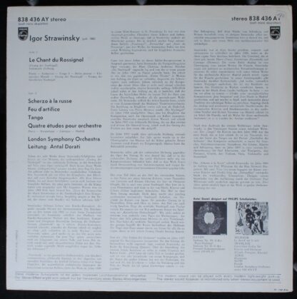 Philips 838 436 AY - Le Chant Du Rossignol/ Scherzo A La Russe/ - Image 2
