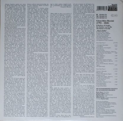 Koch Schwann Musica Mundi 110 061 - Il Barbiere Di Siviglia - Image 2
