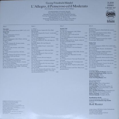 Eterna 7 28 026-027 - L'Allegro, Il Penseroso Ed Il Moderato (Or - Image 4