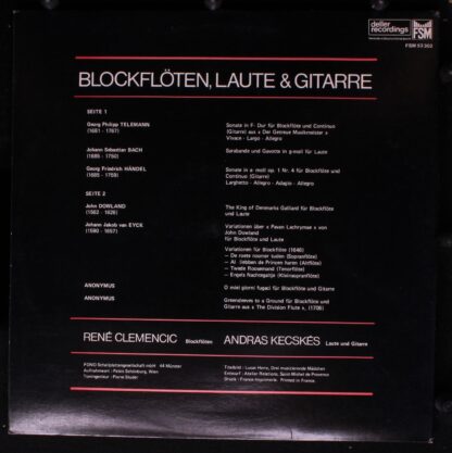 Deller Recordings FSM 53 302 - Blockflöten, Laute & Gitarre - Image 4