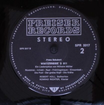Preiser Records SPR 3317 / 18 - Winterreise / Heine-Lieder Aus,, - Image 5