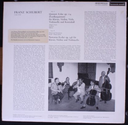 Deutsche Harmonia Mundi HM 30 515 M - Forellen-Quintett A-dur D6 - Image 2