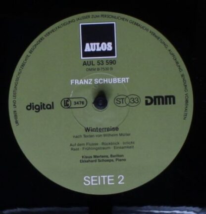 AULOS AUL 53590/91 - Franz Schubert: Winterreise (=Winter Journe - Image 5