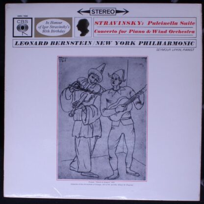 Columbia Masterworks SBRG 72040 (MS 6329) - Pulcinella Suite - C