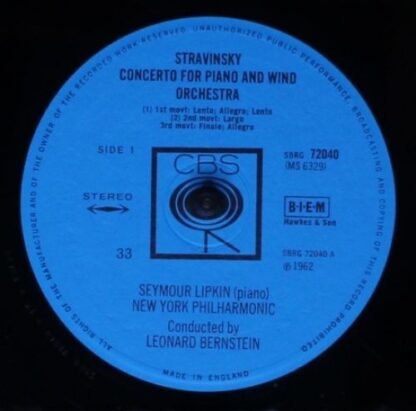 Columbia Masterworks SBRG 72040 (MS 6329) - Pulcinella Suite - C - Image 3