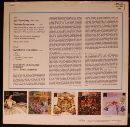 DECCA 6.41590 AN - Symphony Of Psalms / Symphony In Three Moveme - Image 2