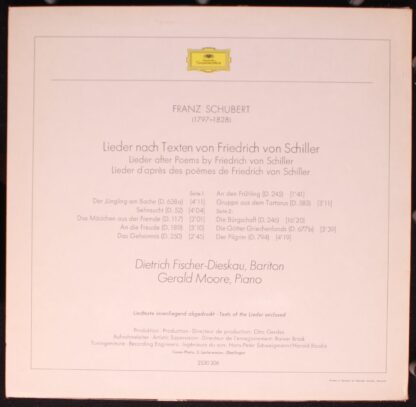 Deutsche Grammophon 2530 306 - Schiller-Lieder - Image 2