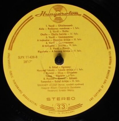Hungaroton LPX 11428 - Operatic Recital - Image 4