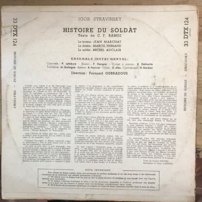 Pathé 33 DTX 124 - Histoire Du Soldat - Image 2