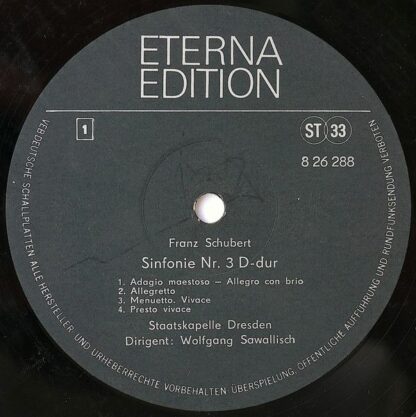 Eterna 8 26 288 - Sinfonie Nr. 3 D-dur / Sinfonie Nr. 5 B-dur - Image 3