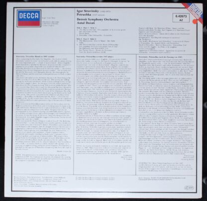 DECCA 6.42673 AZ - Petrushka - Image 2