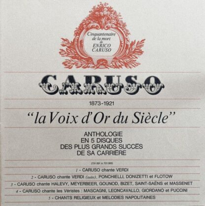 RCA 731.001/731.005 - La Voix D'Or Du Siecle - Image 2